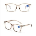 thumbnail image 3 of 3 Pack Filter Blue Light Reading Glasses Square Presbyopic Glasses Large Clear Frame Readers, 3 of 3