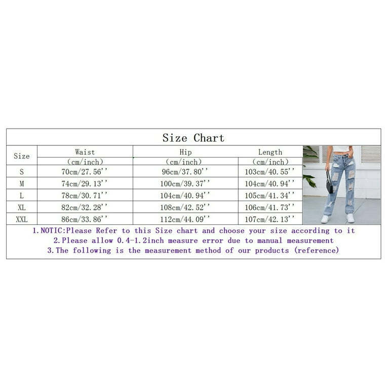 Jag jeans size chart 2024 inches