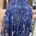 thumbnail image 5 of HOOUN 2x4mm Natural GemStone Cylindrical Tube Loose Beads for Jewelry Making 15.5''-Lapis Lazuli-2x4mm, 5 of 9