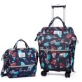 thumbnail image 2 of Mochila de equipaje con ruedas para mujer, bolsa de equipaje rodante, bolsa de viaje con ruedas, maleta con ruedas, 2 of 4