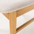 thumbnail image 6 of Noble House Harper Mid-Century Modern 5 Piece Dining Set, Light Beige and Natural Oak, 6 of 9