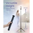 thumbnail image 4 of Trípode de cámara KraftGeek MagSafe Selfie Stick Remote de 168 cm, 4 of 9