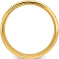 thumbnail image 2 of 14K Yellow Gold Heavy Comfort Fit Brush Satin Fancy Band (Size 8) Made In United States yb114h-8, 2 of 5