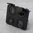 thumbnail image 1 of Toggle Switch Panel, 12v Switch Panel 12-24V Wide Voltage Five Intelligent Protection  For Mobile Phones, 1 of 8