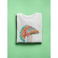 thumbnail image 3 of Tribal Indian Plume . Sweatshirt Women -Image by Shutterstock, Female Medium, 3 of 4