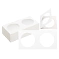 thumbnail image 1 of Uxcell 2 x 2 Coin Flips 37mm Cardboard Coin Holder Paper Coin Holders, White 50 Pack, 1 of 7