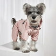 thumbnail image 2 of YOPTOP Imperméable pour Chien, Poncho Imperméable à Capuche pour Animal, Réfléchissant et Respirant, Veste Poncho de Pluie pour Petits et Moyens Chiens, Rose, m, 2 of 7