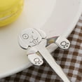 thumbnail image 4 of Hariumiu Cute Dog Style Teaspoon Hanging Design Stainless Steel Coffee Tea Soup Sugar Spoon for Restaurant-Silver,3, 4 of 5