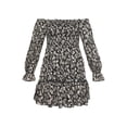 thumbnail image 4 of LASCANA Women's Floral Off Shoulder Dress Smocking, 4 of 5
