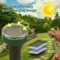 thumbnail image 3 of Paquete de 4 repelente de ratones solar ultrasónico repelente de ratones trampa solar inteligente para ratones que combina cargador solar impermeable y acústico para jardín al aire libre esquí esquí Gafas de esquí, 3 of 5