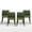 Green, variant on MALOL Upholstered Dining Room Chairs Set of 6, Modern PU Leather Side Chairs with Cushioned Seat and Wooden Legs, Green