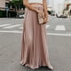 thumbnail image 1 of Falda Plisada Falda elegante para mujer Falda larga de talle alto Ropa diaria retro (Rosa XL) Cgtredaw para Mujer Rosa T M, 1 of 1