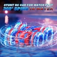 thumbnail image 2 of Amphibious RC Stunt Car, 4WD Waterproof 2.4GHz Remote Control Toy with 360° Rotation, LED Lights for Kids, 2 of 7