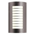 thumbnail image 1 of Kichler 6048AZ Mur Extérieur Newport 2 Light&44; Bronze Architectural, 1 of 1
