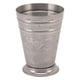 thumbnail image 2 of Copa Julep de acero inoxidable para vino tinto y cócteles, grabada con escalones dobles, diseño de esqueleto único, 2 of 8