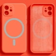 thumbnail image 1 of para Magsafe carga inalámbrica magnética funda movil para apple iphone 11 12 13 14 Pro Max Mini XR X XS Max 8 7 14 Plus SE 2020 carcasa trasera de silicona líquida, 1 of 4