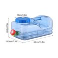 thumbnail image 3 of Ounissouiy Cubo fácil de regar, solución práctica con grifo para actividades al aire libre, contenedor cisterna de agua Utensilios de cocina 5.5L, 3 of 6