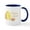 White/Navy Inside, variant on CafePress - Happy Easter Mugs - 11 oz Ceramic Mug - Novelty Coffee Tea Cup