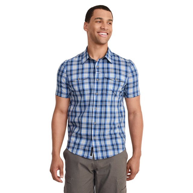 Jockey Chemise Utilitaire à Manches Courtes pour Hommes de Plein Air