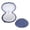 Blue, variant on Mecorevxz SeaShell Shape Velvet Jewelry Box Showcase Display Organizer Suitable for Earring Ring Necklace(Gray)