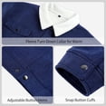 thumbnail image 6 of GINGTTO Men's Corduroy Fleece Lined Trucker Sherpa Winter Jacket for Cold Weather, 6 of 7
