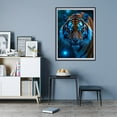 thumbnail image 7 of Diamond Art Kits for Adults - 5d Majestic Blue Eyed Tiger Forward Diamond Painting for Adults, Diamond Art for Adults Beginners, Diamond Painting Kits for Adults for Home Wall Decor, 7 of 7