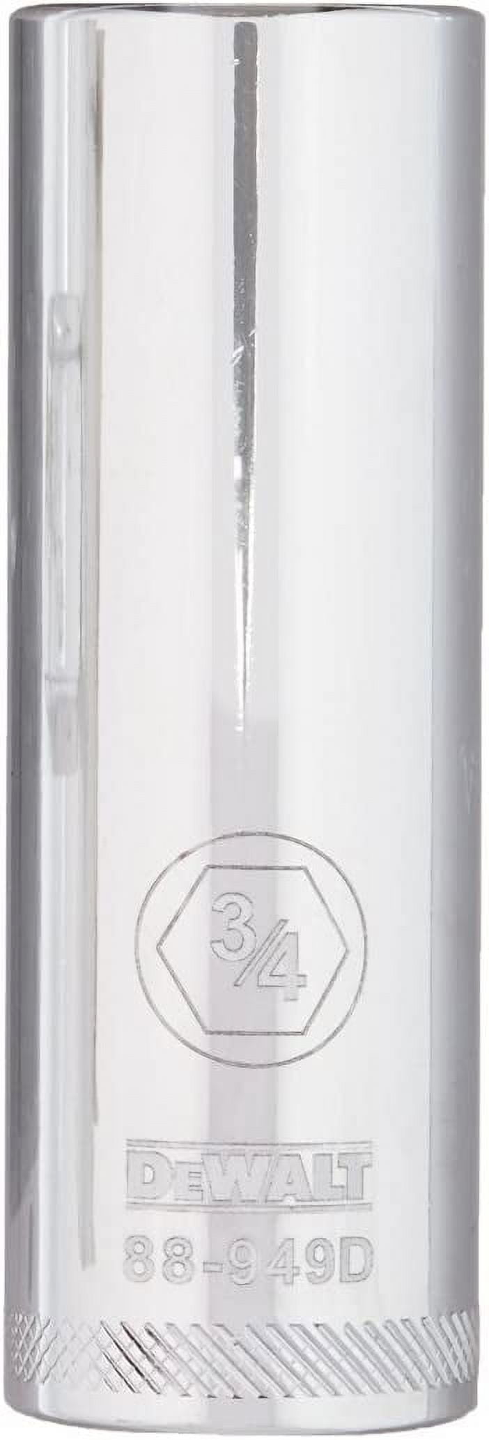 DEWALT DWMT88949OSP SAE Deep Socket, 6-Point, 1/2-In. Drive, 3/4-In. - Quantity 1
