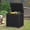 Dark Black, variant on Uforic 30 Gallon Outdoor Storage Box, Weatherproof Lockable Resin Deck Box for Patio Furniture, Pool Accessories, Garden Tools and Supplies, Brown