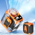 thumbnail image 3 of Portable Hands-Free Waist Fan with LED Light for Outdoor Camping, Digital Display and 150 Speed Adjustments, 3 of 8