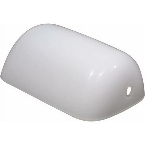 Lampshade for Desk Lamp White 22.5cm Replacement Glass Lampshade Glass Lampshade for Banker Lamp Table Lamp Shade for Desk Lamp