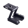 thumbnail image 1 of EeaseCA Z Shape Plastic Foldable Camera Cloud Platform Tripod Stand Holder(Black), 1 of 8