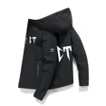 thumbnail image 2 of Chaqueta con cremallera para hombre, chaqueta informal con capucha de alta calidad para motocicleta, chaqueta a prueba de viento para deportes al aire libre, primavera y otoño, 2024, 2 of 4