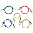 thumbnail image 1 of XLR Microphone Cable, Professional XLR To XLR Microphone Cable 1m/3.3ft Shielded  For Studio, 1 of 8
