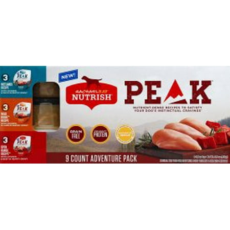 Rachael Ray Nutrish PEAK Natural Wet Dog Food Variety Pack ...