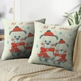 thumbnail image 4 of LALILO Throw Pillow Covers Two Cute Teddy Can Baby Shirt Fashion Kids Cushion Cover 18" x 18", 2 Pack, 4 of 6