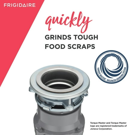 Frigidaire - 1/2HP Garbage Disposal - Gray