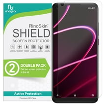(2-Pack) RinoGear Screen Protector for T-Mobile Revvl 5G Case Friendly T-Mobile Revvl 5G Screen Protector Accessory Full Coverage Clear Film