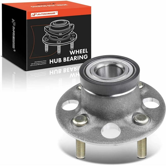 A-Premium Wheel Hub and Bearing Assembly with ABS Compatible with Honda Fit 2007-2014 Insight 2010-2014 L4 1.3L 1.5L Rear Driver or Passenger Side