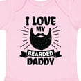 thumbnail image 4 of Inktastic I Love My Bearded Daddy for Fathers Day with Grunge Boys Baby Bodysuit, 4 of 5