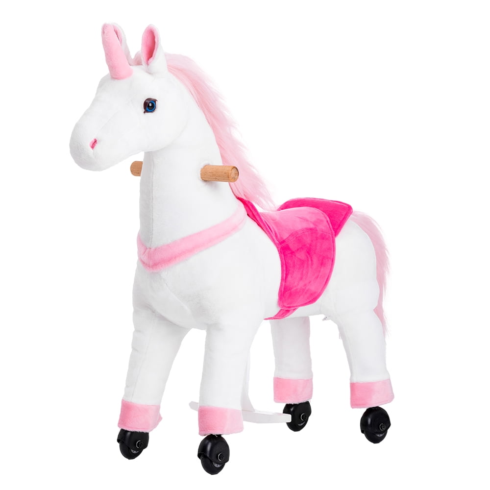 Ponyeehaw Ride on Unicorn Toys Ride on Horse Mechanical Riding Pony