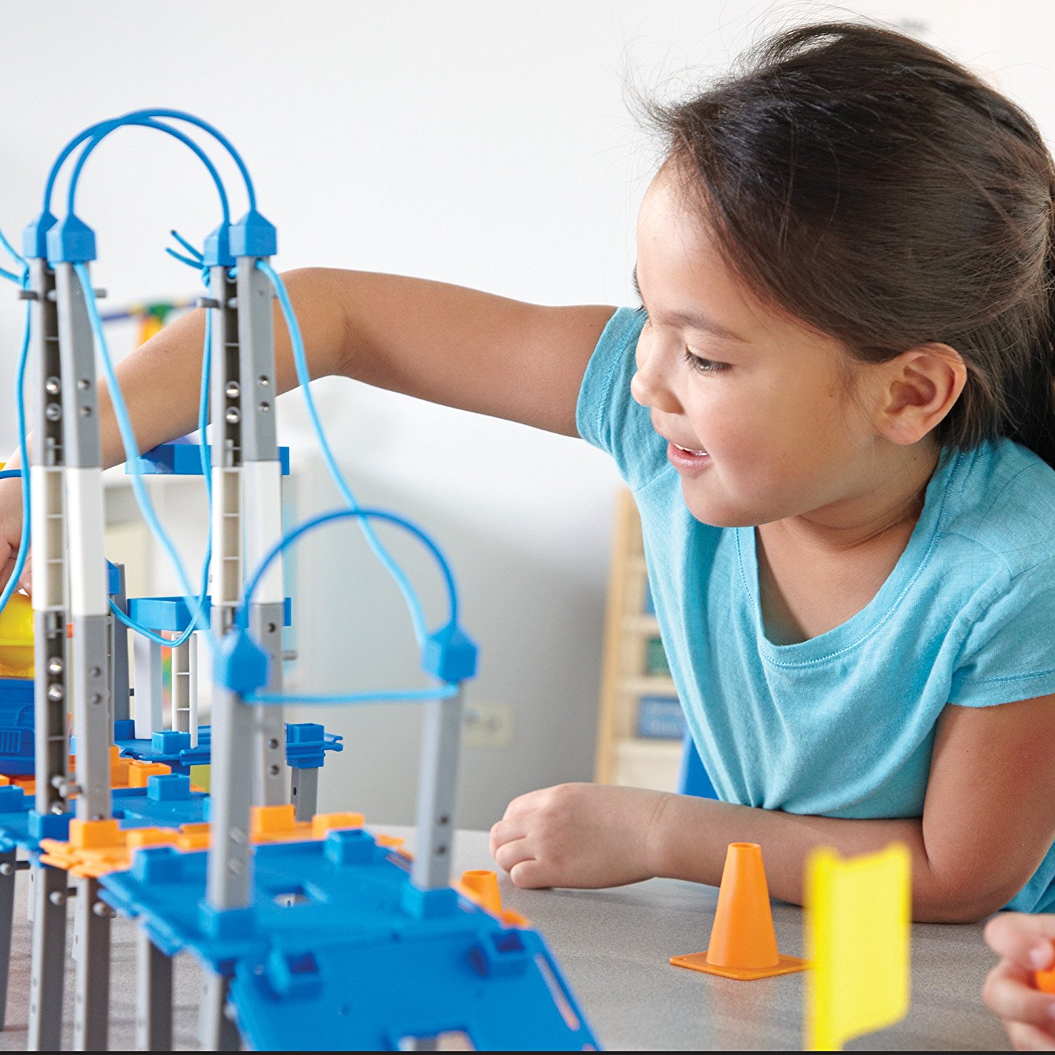 Learning Resources City Engineering and Design Building Set, Engineer STEM Toy, 100 Pieces, Ages 5+ - image 3 of 6