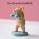 thumbnail image 3 of Mini figura de cerdito boxeador de resina: bonita decoración para el hogar, resina duradera, regalo perfecto para niños/adultos, 3 of 4