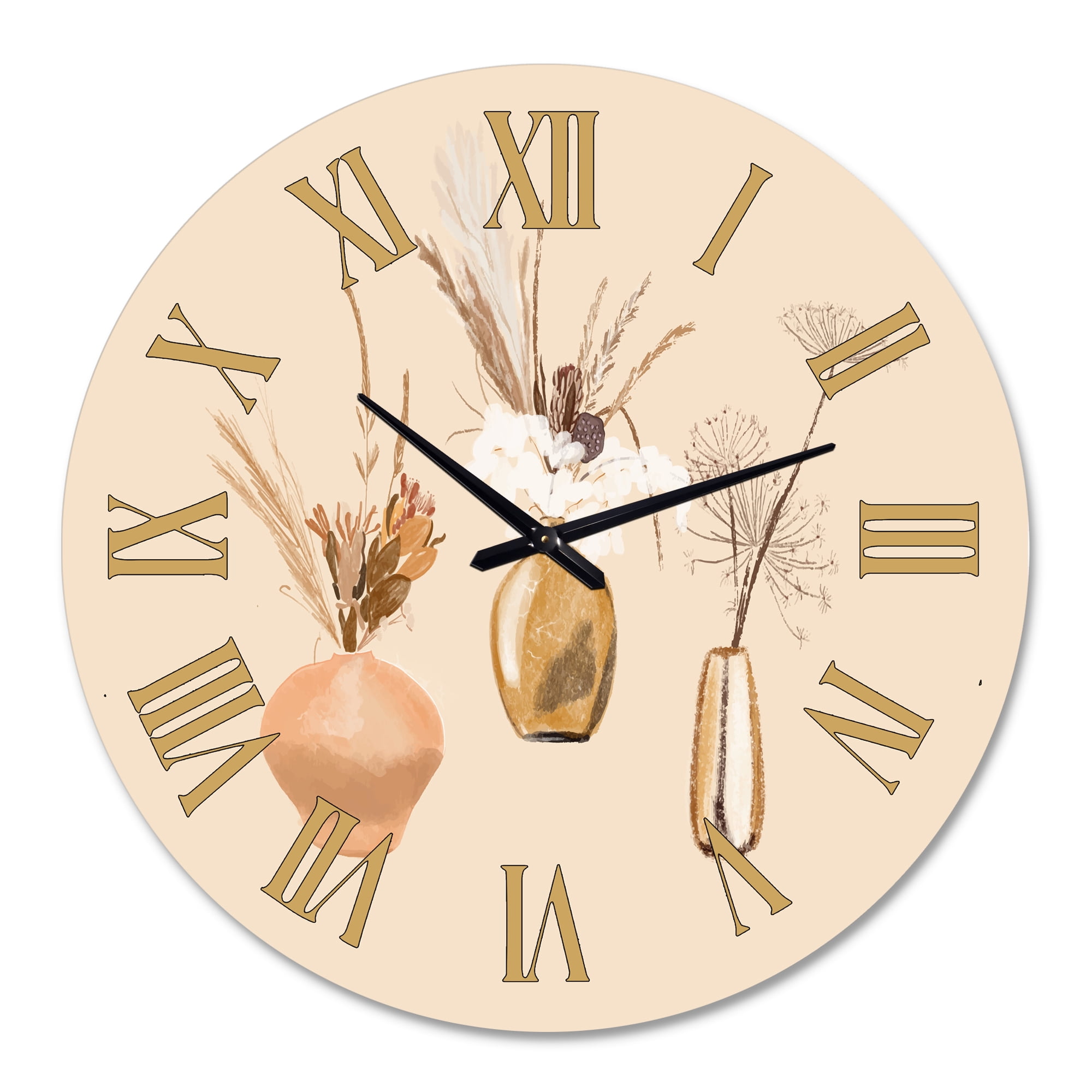 Designart 1 in Quartz Traditional Wall Clock