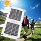 thumbnail image 3 of Panel solar USB de 30 W Impermeable para exteriores Senderismo Camping Cargador solar portátil plegable para teléfono Placa para coche Yate Caravana, 3 of 5