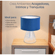 thumbnail image 5 of Lampara de Mesa Iluminacion Luz Vic Belero Azul, 5 of 5