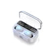 thumbnail image 1 of Bluetooth-Compatible V5.2 Auriculares VERDADERO LED inalámbrico LED Pantalla digital in-oreja Auriculares recargables portátiles manos libres manos blanco tholdsy EL018304-02B, 1 of 7