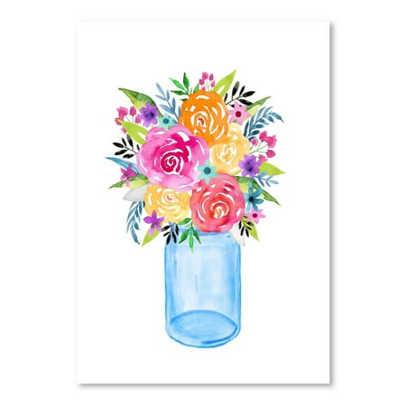 UPC: 0686457560573 | Americanflat Watercolor Boquet by Lisa Nohren Poster Art Print