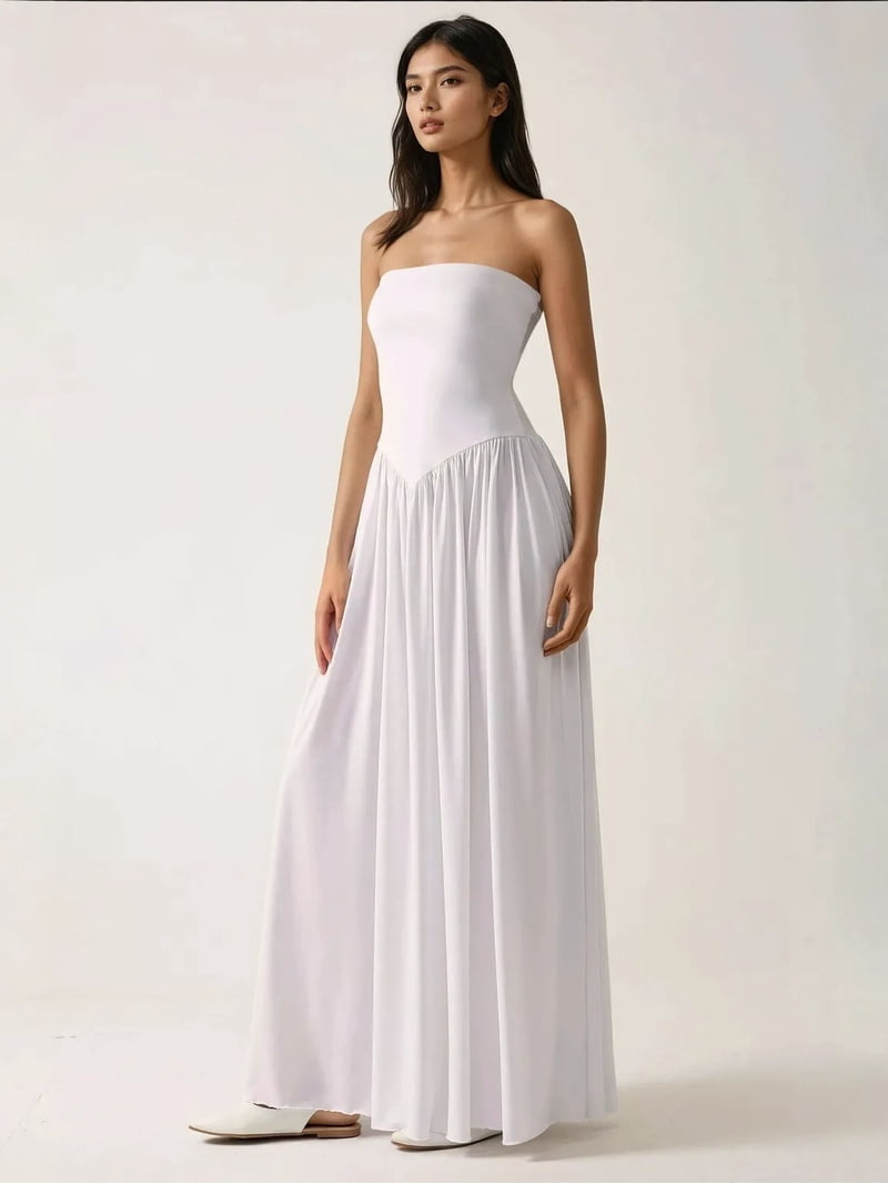 Sofie Strapless Fitted Maxi Dress - Walmart.com Sofie Strapless Fitted Maxi Dress - Walmart.com