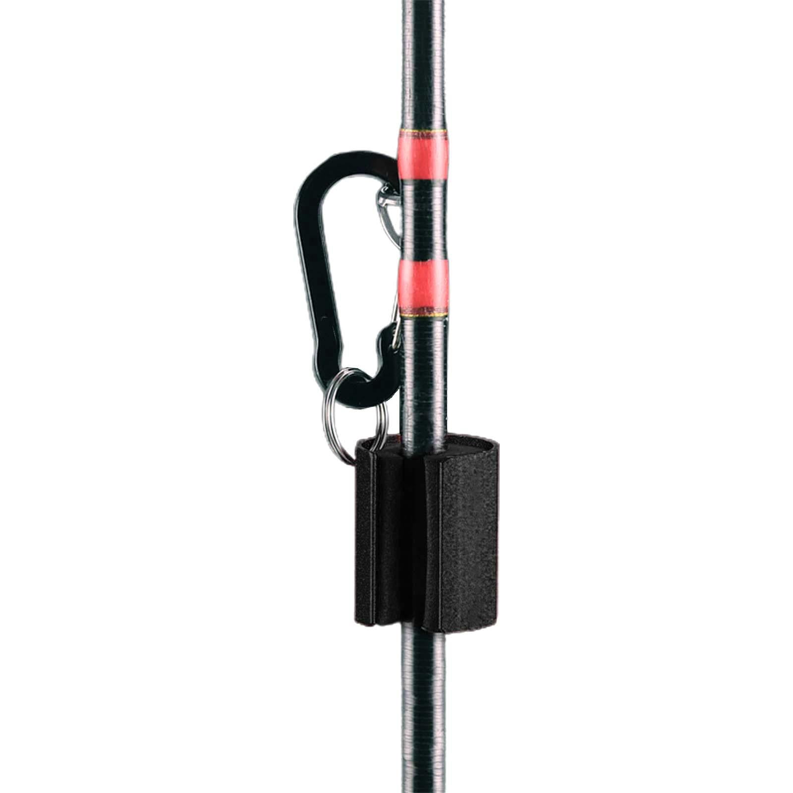 Soporte Para Caña De Pescar, Clip Para Caña De Pescar, Portátil Para Pesca Con Mosca, Ligero Con Mosquetón Giratorio, Soporte Para Caña De Pescar, Sop Rojo | En Línea