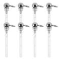 thumbnail image 3 of 10pcs Pierced Earring Protector Transparent Earring Sensitive Ears Earrings, 3 of 8